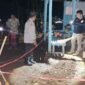 Foto : Aparat Kepolisian saat berada tempat kejadian perkara