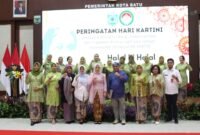 Foto : Dharma Wanita Persatuan (DWP) Kota Batu menggelar peringatan Hari Kartini di Graha Pancasila
