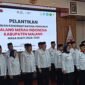 Ket foto. Pengurus PMI kabupaten Malang yang baru saat dilantik oleh ketua PMI Jatim Imam Utomo 