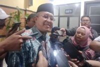 Ket foto. Wakil ketua DPRD kabupaten Malang H.Kholiq saat ditemui awak media usai Rapat Paripurna 