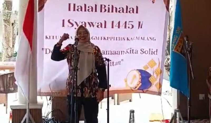 Ket foto.Ketua PC GM FKPPI Kabupaten Malang Hj. Idhiningrum 