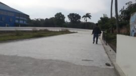 Foto : Arena siirkuit sepatu Roda yang tidak terpakai