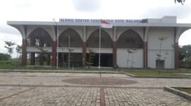 Penampakan Gedung Islamic Center Kota Malang, Senin 24/06/24.