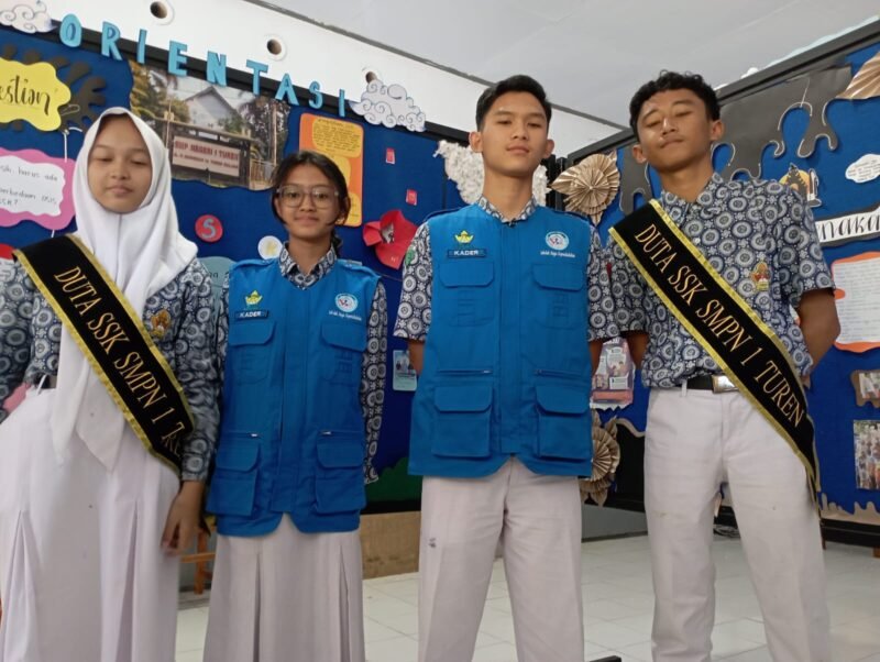 Ket foto. Duta SSK SMPN 1 Turen 