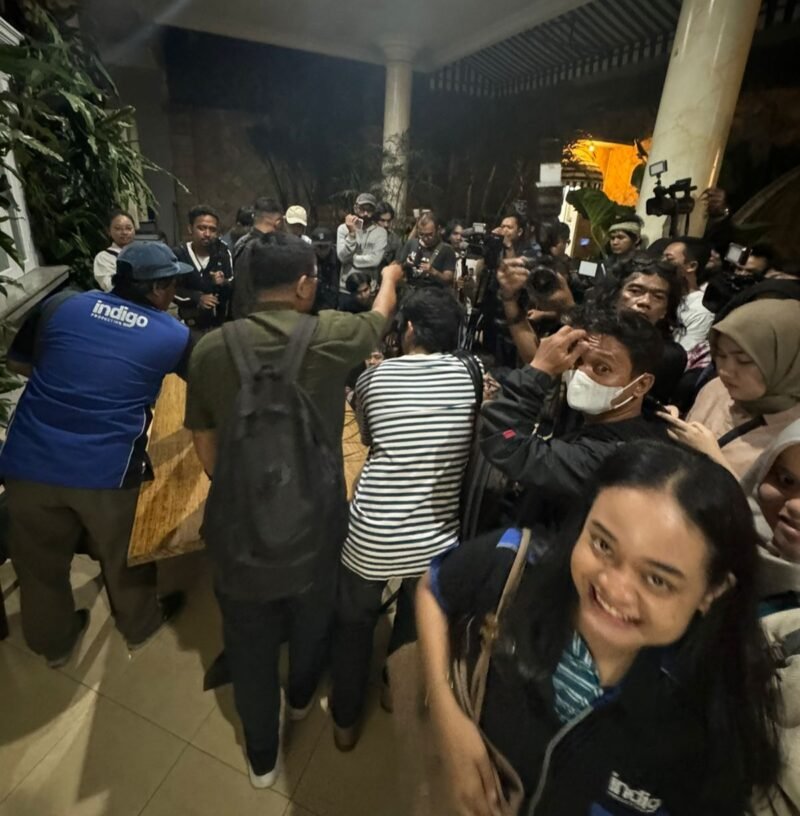 Foto : Suasana konferensi pers yang digelar di kediaman Kris Daayanti di Bilangan Jakarta Selatan,