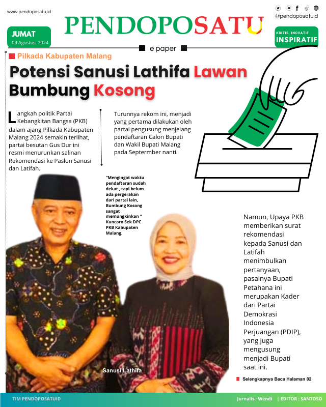 EDISI III : Potensi Bumbung Kosong Pilkada Kabupaten Malang
