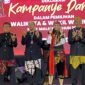 Foto : Tiga pasangan calon walikota dan wakil walikota malang deklarasi kampanye damai