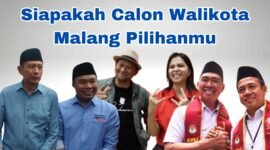 3 Calon Walikota Malang Siap Bertarung di Pilkada Kota Malang.