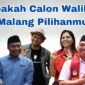 3 Calon Walikota Malang Siap Bertarung di Pilkada Kota Malang.