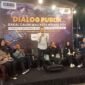Foto : Wahyu saat menghadiri Dialog Publik Bakal Calon Walikota Malang 2024 yang dihelat oleh Komunitas Malang Peduli Demokrasi (MPD) 