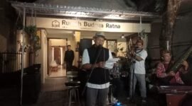 Foto : Bakal Calon Walikota Malang, Sam HC saat hadir di Rumah Budaya Ratna