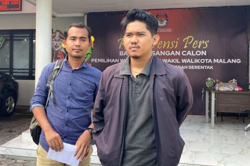 Foto : Gilang, Ketua Koalisi Pemuda Malang Bersuara 