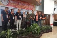 Foto : Ketua Umum Himpunan Masyarakat Peduli ELGEKA Indonesia Mahiruddin Achmad (urutan ketiga dari kiri)
