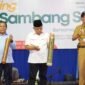 Foto : Bupati Malang bersama Dirut Perumda Tirta Kanjuruhan dan Plh Sekda Kabupaten Malang Launching Sambang Sumber 