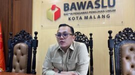 Foto : Hamdan Akbar Safara S.AP. selakuk Koordinaror Divisi Penanganan Pelanggaran, Data dan Informasi Bawaslu Kota Malang