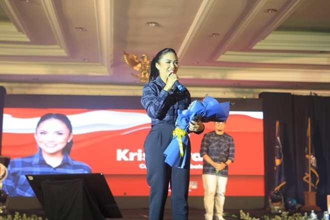 Foto : Calon Walikota Batu Kris Dayanti