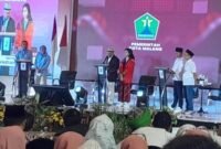 Foto : Debat perdana calon Walikota dan Wakil walikota Malang