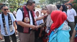 Foto : Plt. Bupati Malang Drs.H.Didik Gatot Subroto, SH.,M.H hadiri pasar Murah 2024 di Lawang