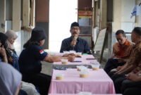Ket foto. H. Imam Zuhdi saat memberikan sambutan pada rapat konsolidasi DPP Yayasan MPR di Kota Batu 