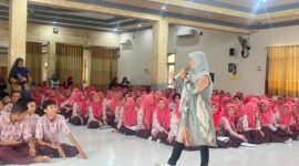 Ket foto. Kegiatan mahasiswa Universitas Muhammadiyah Malang di Kabupaten Jombang