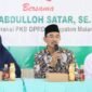 Ketua Fraksi PKB DPRD Kabupaten Malang, H. Abdulloh Satar, M.M. saat menghadiri peringatan Nuzulul Qur'an 1446 Hijriah Yayasan Al-Hidayah, Desa Tirtomoyo, Pakis, Kabupaten Malang, Jumat (21/03/2025) sore