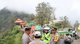 Kapolres Pasuruan AKBP Jazuli Dani Irawan, S.I.K., M.Tr.Opsla saat melakukan peninjauan