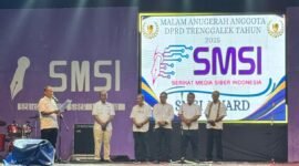 Pengukuhan Resmi Pengurus Baru Serikat Media Siber Indonesia (SMSI) Kabupaten Trenggalek masa bakti 2024–2027
