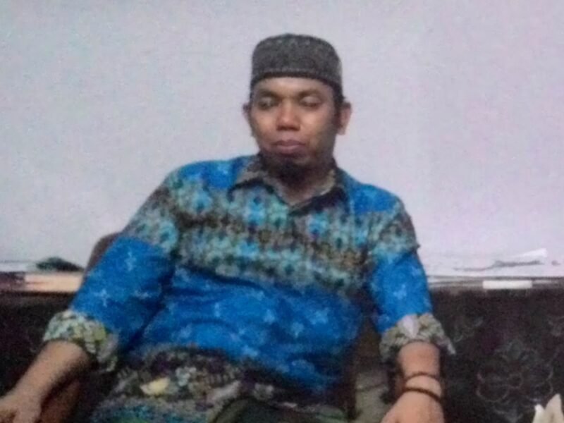 Keterangan: Gus Amin Tohari saat di temui awak media.
