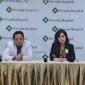 Keterangan: dr. Galih Endradita, Sp.FM, FISQua - Sub Komite Etika dan Disiplin Profesi (kiri), Sylvia Kitty Simanungkalit, S.Si, MMRS - Supervisor Humas (kanan)