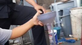 Keterangan : tangkapan layar Video saat konsumen meminta di ukur ulang di kokasi SPBU
