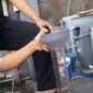 Keterangan : tangkapan layar Video saat konsumen meminta di ukur ulang di kokasi SPBU