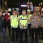 Kombes Pol Nanang didampingi Wapolresta Malang Kota AKBP Oskar Syamsuddin, SIK, MT dan seluruh PJU Polresta Malang Kota
