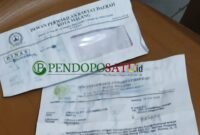 Kondisi surat undangan audensi yang dikirimkan Utusan DPRD Kota Malang