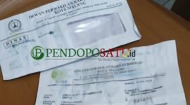 Kondisi surat undangan audensi yang dikirimkan Utusan DPRD Kota Malang