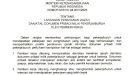 Surat Edaran Menteri Ketenagakerjaan Republik Indonesia