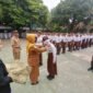 keterangan: foto salah kegiatan MPLS di SMPN 1 Tumpang Kabupaten Malang