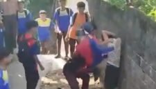 [foto tangkapan layar dari video yang beredar. -glorian]