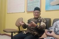 Ketua Korwil Pendidikan Kecamatan Lawang H. Muhammad Edi S.Pd, saat dikonfirmasi wartawan