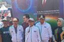 Ket foto. Menteri Koordinator Bidang Pemberdayaan Masyarakat RI Muhaimin Iskandar didampingi Bupati Malang H.M Sanusi dan Wakil Bupati Malang Lathifah Shohib dan anggota DPR RI saat memberikan. Keterangan pada awak media