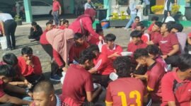 Suasana kebersamaan mahasiswa baru UIBU dalam agenda pembuka tahun Akademik 2025/2026 (Dok. Ist)