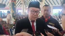 Ket foto. Kepala Dinas Kesehatan Kabupaten Malang, drg Wijanto Wijoyo saat memberikan keterangan usai pelantikan 
