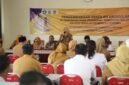 Ket foto. Wakil Bupati Malang Hj Lathifah Shohib saat memberikan arahan pada peserta perihal pelatihan sekolah unggulan 