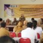 Ket foto. Wakil Bupati Malang Hj Lathifah Shohib saat memberikan arahan pada peserta perihal pelatihan sekolah unggulan 