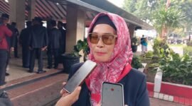 ket foto.Kepala Dinas Ketahanan Pangan (DKP) Kabupaten Malang, Mahila Surya Dewi, S.Sos., M.Si. saat ditemui awak media