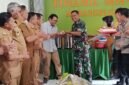 Ket foto. Komandan Rayon Militer (Danramil) Kapten Arm Budi Setyo Wijaya saat menggelar syukuran dalam rangka HUT ke 80 Kemerdekaan RI di Koramil Karangploso 
