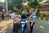 Dokumen foto Propam polres Pasuruan saat gelar OPS dilokasi Mapolres Pasuruan