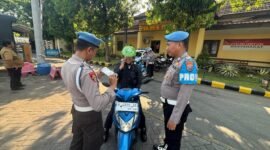 Dokumen foto Propam polres Pasuruan saat gelar OPS dilokasi Mapolres Pasuruan
