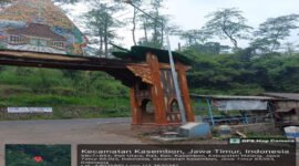 Ket foto. pemasangan PJU lanjutan di ruas Desa Pondokagung – Desa Pait, Kecamatan Kasembon