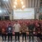 Ket foto. Bupati Malang H.M Sanusi, Sekretaris Daerah dan Forkompinda bersama pengurus PKDI Kabupaten Malang  yang baru dikukuhkan