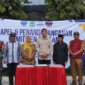 Ket foto. Badan Narkotika Nasional Kabupaten (BNNK) Kabupaten Malang Letkol Laut (PM) Hendratmo Budi Wibowo, S.Pd, saat penandatanganan komitmen bersama bersih narkotika dengan Pemerintahan Desa Sumberdem Wonosari 